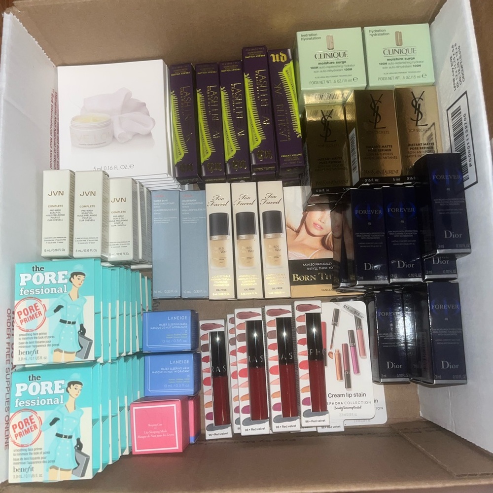 Sephora 35-pc Skincare makeup perfume & haircare travel/mini & sample size lot